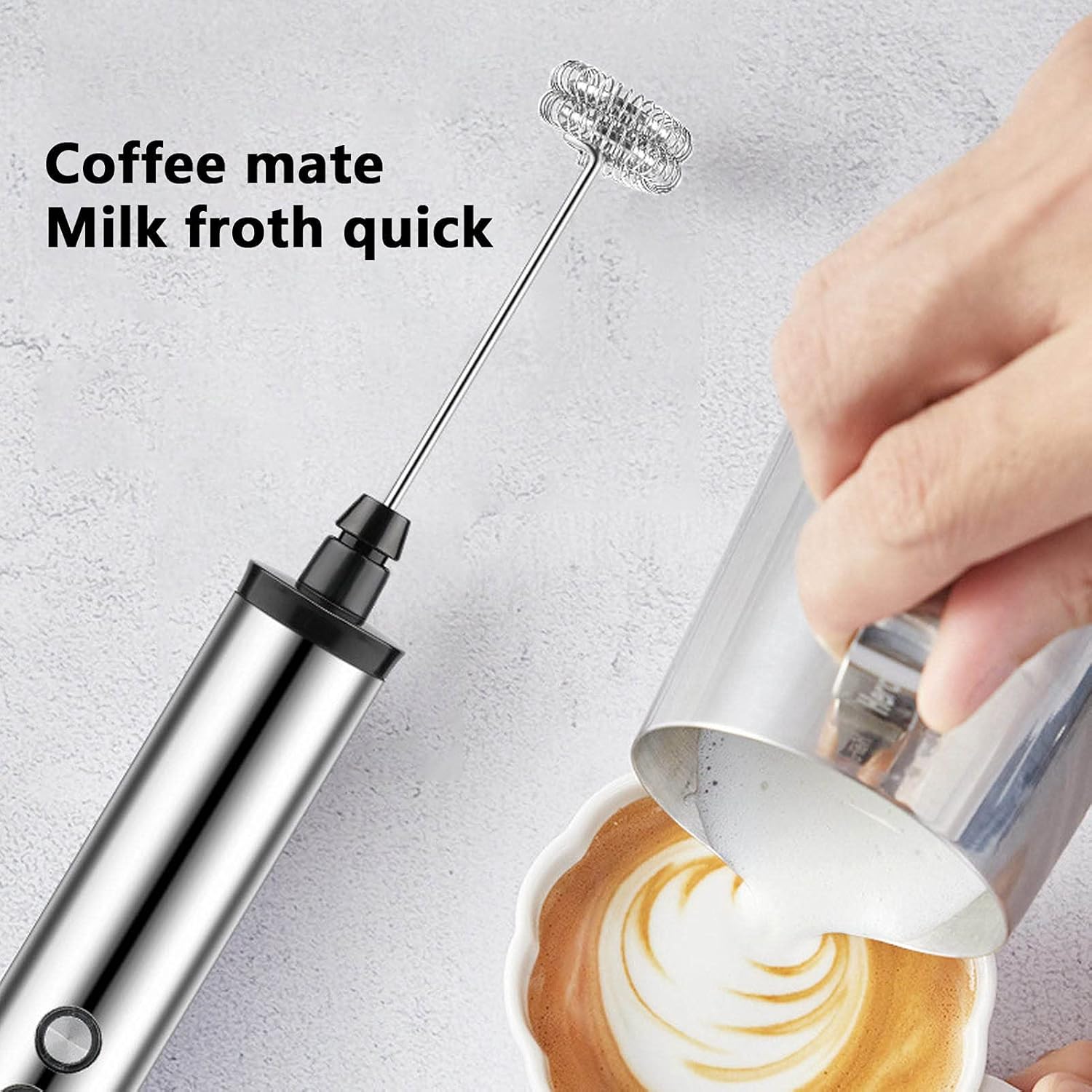 Kitchen Handy Gadgets - Frullino Elettrico Portatile 3 in 1