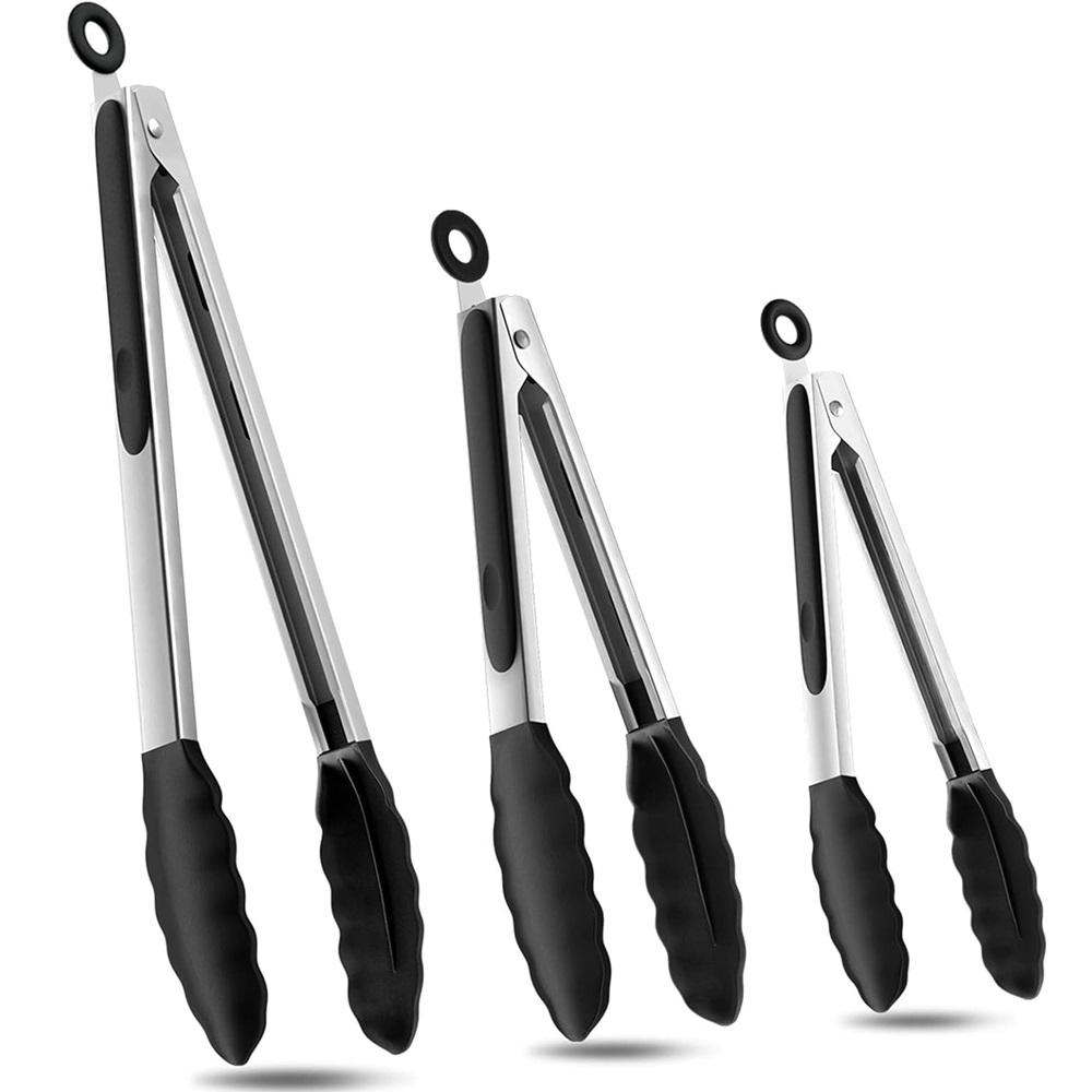 Kitchen Gadgets For Cooking - Silicone BBQ grigliare pinze cucina cottura