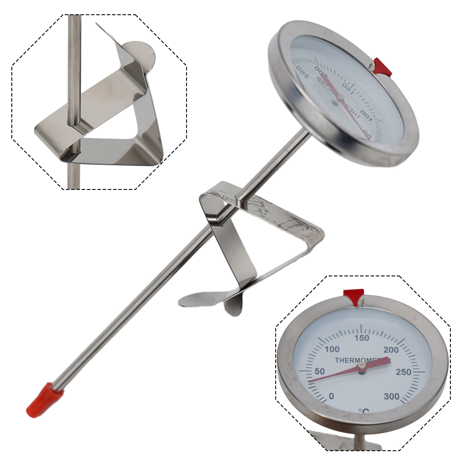 Meat Thermometer - Termometro con sonda in acciaio inossidabile